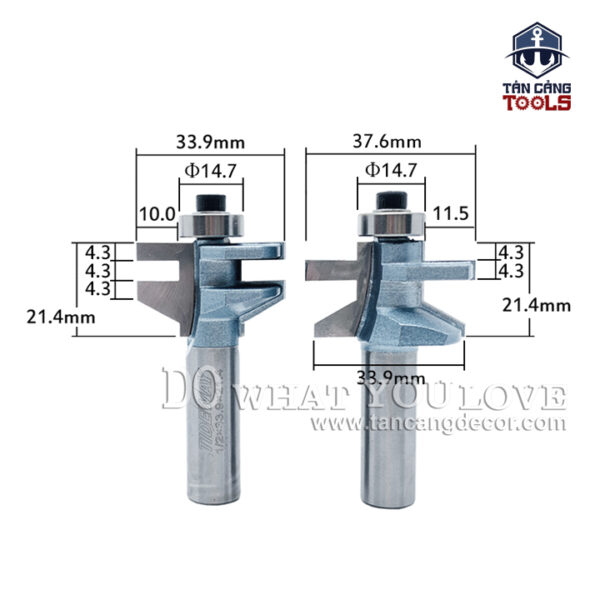 Alternative view of Bộ Mũi Router Ghép Tủ Bếp TideWay LC34897