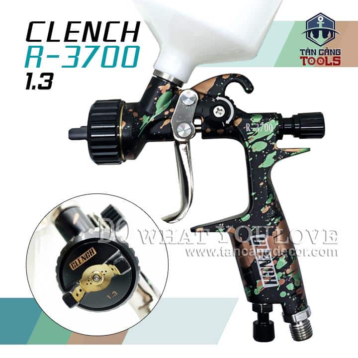 Súng Phun Sơn Clench R-3700 1.3 mm RP 600 cc