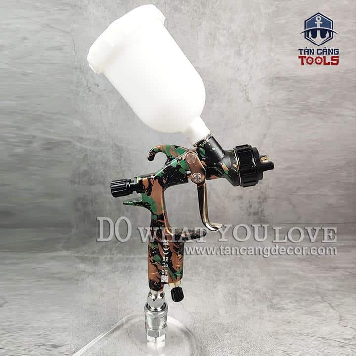 Súng Phun Sơn Clench R-3700 1.3 mm RP 600 cc - Ảnh 10