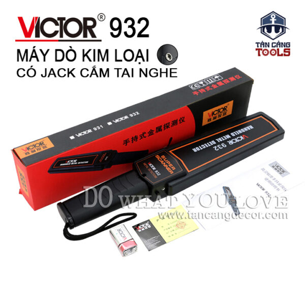 Máy Dò Kim Loại Cầm Tay Victor 932