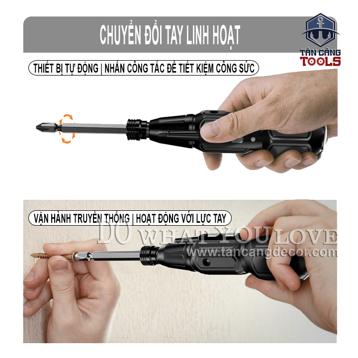 Máy Vặn Vít Điện Tử Sạc USB Komax 4.2V - Ảnh 10