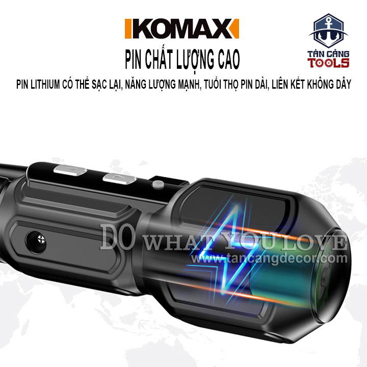 Máy Vặn Vít Điện Tử Sạc USB Komax 4.2V - Ảnh 11