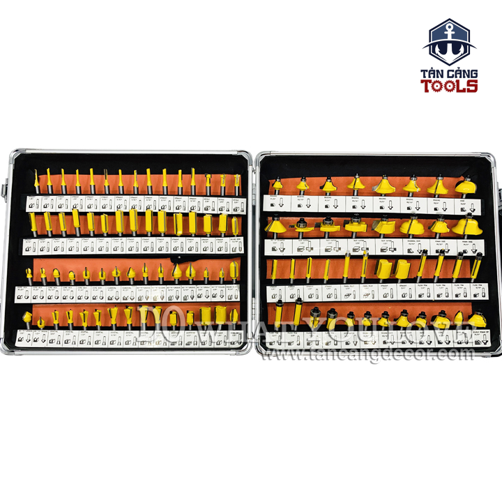 Combo 100 Chi Tiết Mũi Router Cốt 6.35 mm - Ảnh 2