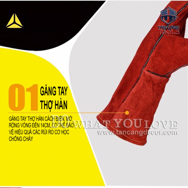 Găng Tay Hàn Cơ Khí Delta Plus 205515 - Ảnh 3