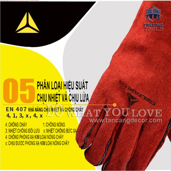 Găng Tay Hàn Cơ Khí Delta Plus 205515 - Ảnh 7