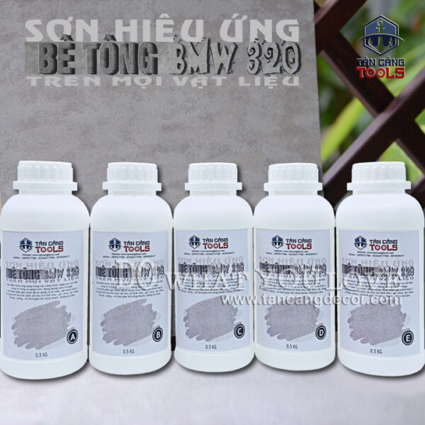 Combo Sơn Hiệu Ứng Bê Tông Trên Mọi Vật Liệu BMW 320 A