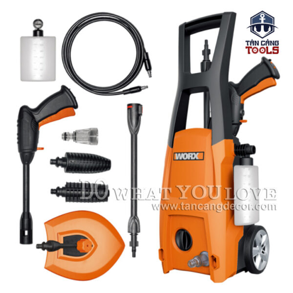 Alternative view of Máy Xịt Rửa Xe Cao Áp, Chà Sàn Worx WG602E 1500W