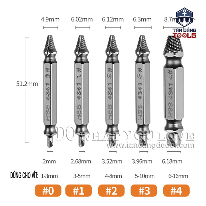 Bộ Mở Toét Đầu Vít Komax 0101 - Ảnh 3