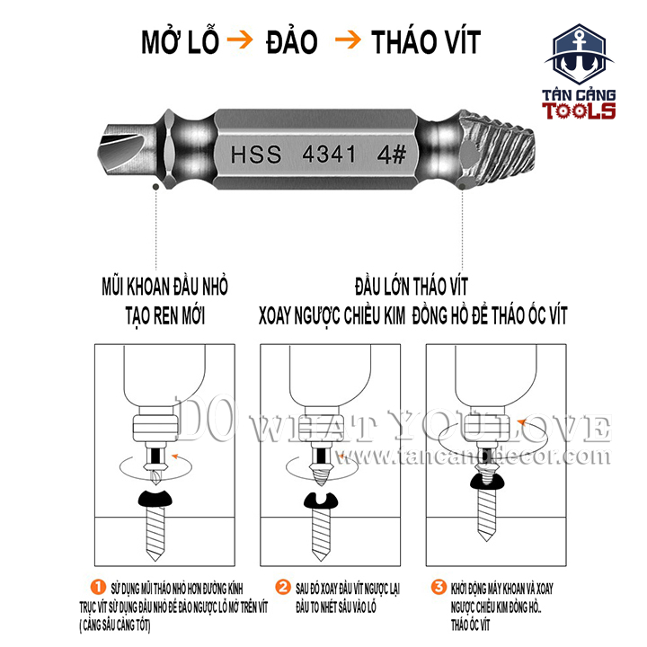 Bộ Mở Toét Đầu Vít Komax 0101 - Ảnh 6