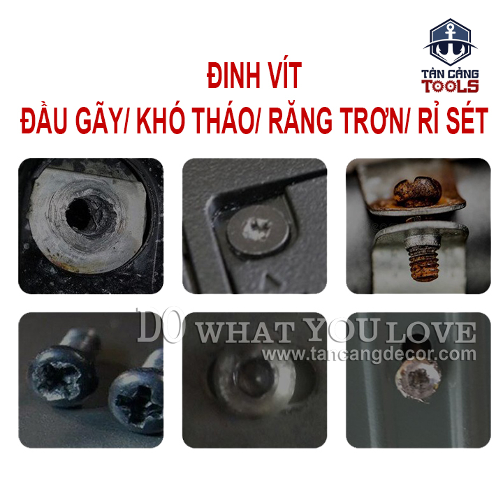 Bộ Mở Toét Đầu Vít Komax 0101 - Ảnh 2