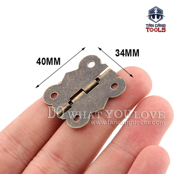 Alternative view of 2 Bản Lề Gập Size L 22 Cổ Điển - KT: 4cm