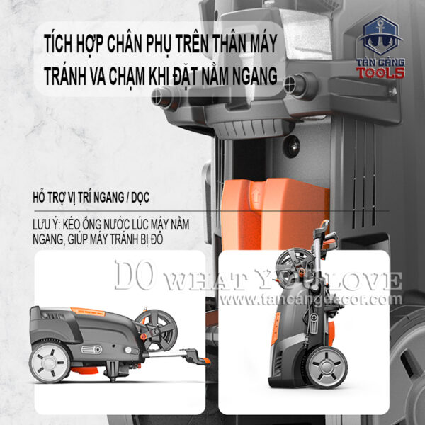 Máy Xịt Rửa Xe Cao Áp YILI YLQ6200C - 160C Động Cơ Đôi - Ảnh 5
