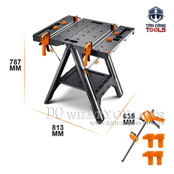 Alternative view of Bàn Thao Tác Nhiều Chức Năng Worx Pegasus WX051