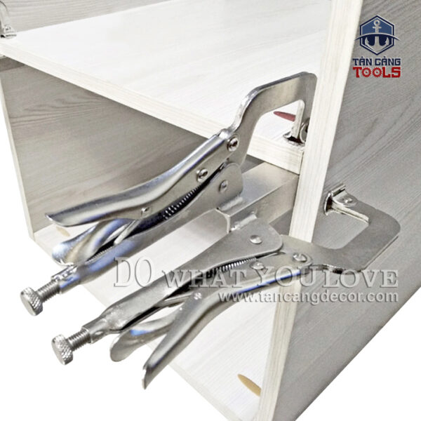 Kẹp Nhanh Góc Vuông Thanh Ngang Độ Mở 8 cm