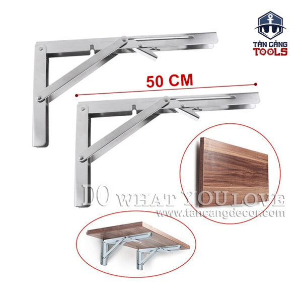 Bản Lề Gập Thông Minh Inox 50 cm Cao Cấp - 1 Cặp