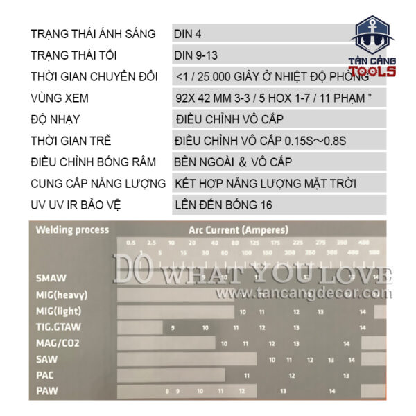 Kính Thay Thế Cho Mặt Nạ Hàn Điện Tử KOWON KWH-8511 - Ảnh 5