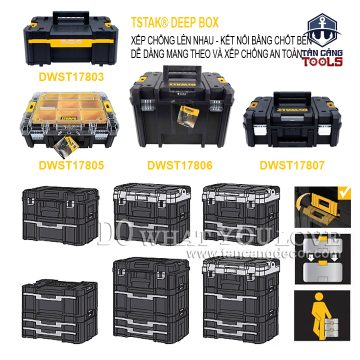 Hộp Đựng Dụng Cụ Dewalt DWST17803 - Ảnh 8