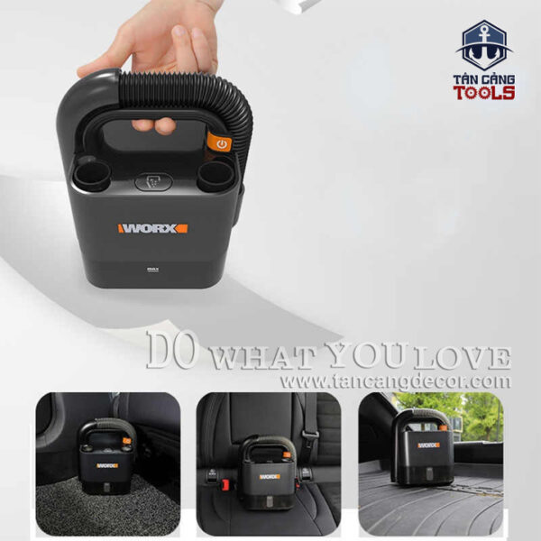 Combo Máy Hút Worx WX030.9 Và Máy Xịt Dùng Pin WG630E.5 Tặng Kèm Đầu Nối - Ảnh 4