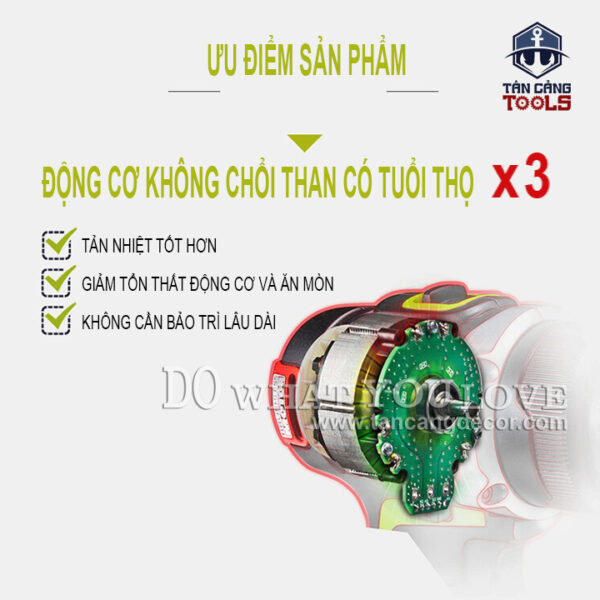 Combo Máy Khoan Vặn Vít Dùng Pin 20V Worx WU185.1  ( Thân Máy, 2 Pin 2.0Ah, 1 Sạc, 1 Túi Vải ) - Ảnh 8
