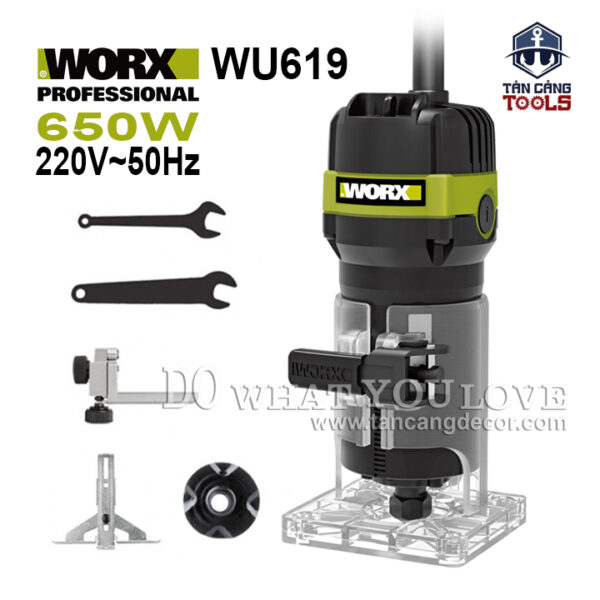 Máy Phay Worx WU619 Cốt 6.35 mm