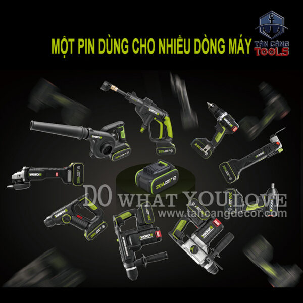 Alternative view of Máy Vặn Vít Động Lực Dùng Pin 20V Worx WU294.1