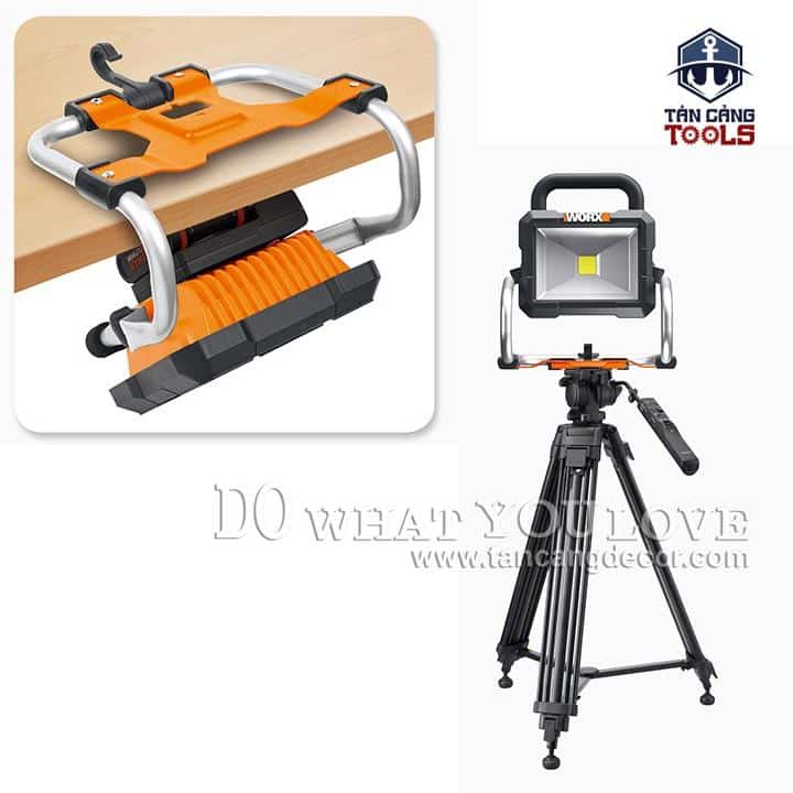 Đèn Led Công Trình Dùng Pin 20 V Worx WX026.9 ( Thân Máy ) - Ảnh 9