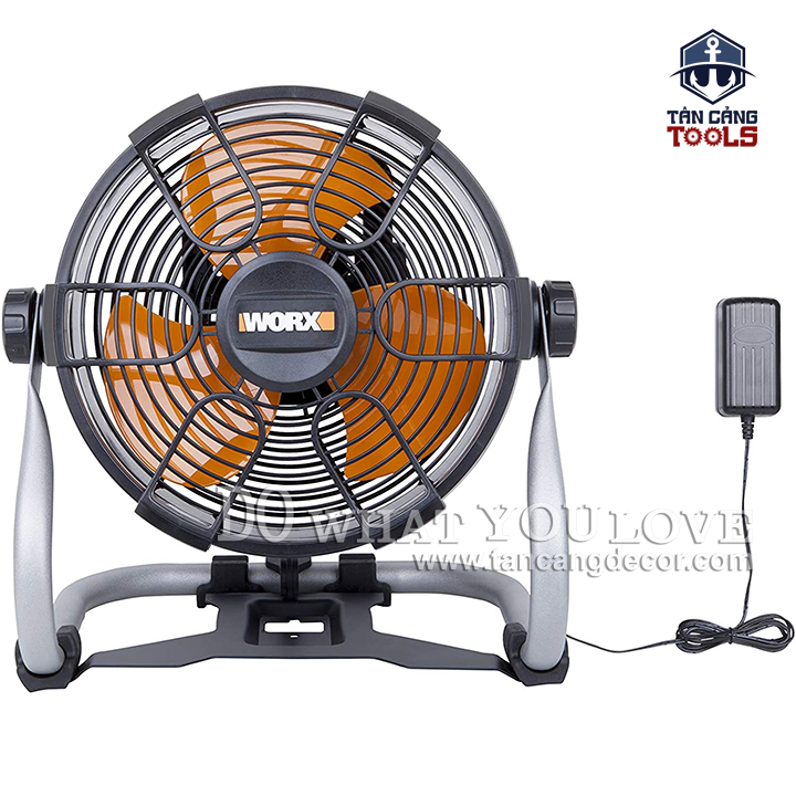 Body Và Sạc Quạt Dùng Pin 20 V Worx WX095.9 - Ảnh 12