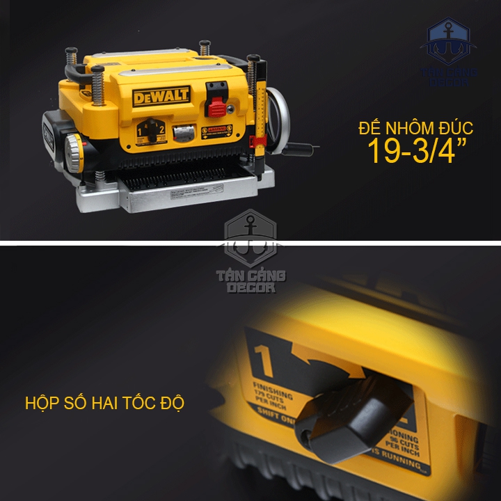 Máy Bào Cuốn Dewalt DW735 - Tặng Kèm 3 Lưỡi Bào - Ảnh 10