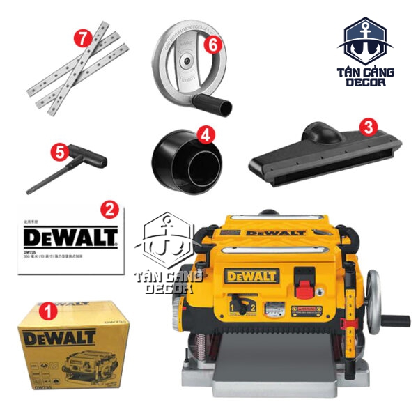 Alternative view of Máy Bào Cuốn Dewalt DW735 - Tặng Kèm 3 Lưỡi Bào