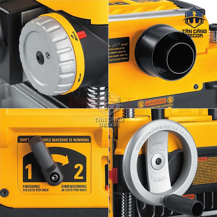 Máy Bào Cuốn Dewalt DW735 - Tặng Kèm 3 Lưỡi Bào - Ảnh 6
