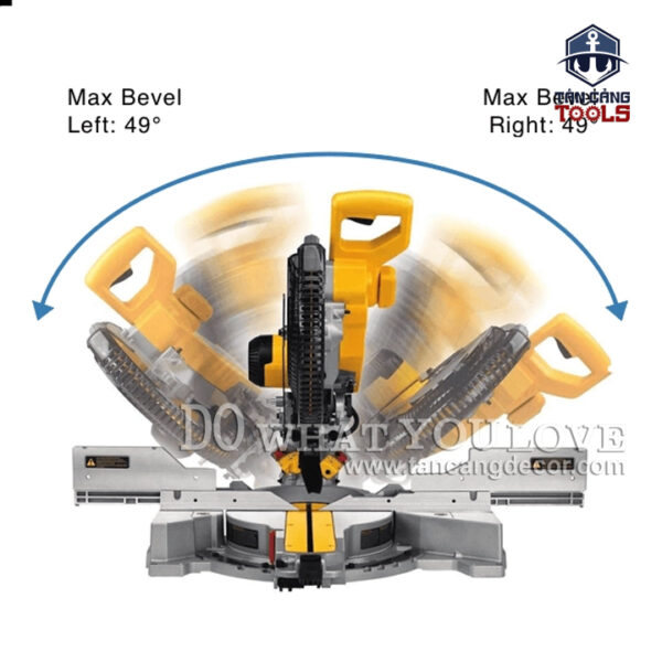 Máy Cưa Cắt Đa Góc Trục Trượt Dewalt DWS780 - Ảnh 13