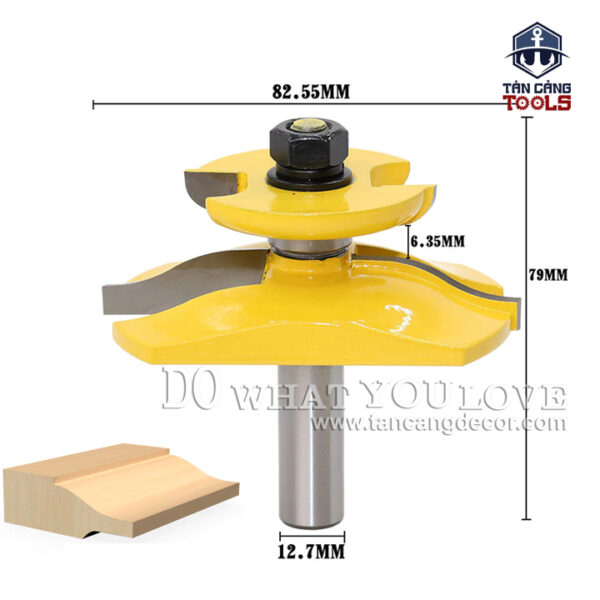 Alternative view of Bộ Mũi Router Đánh Pano Tủ Cánh Kép Mẫu 2