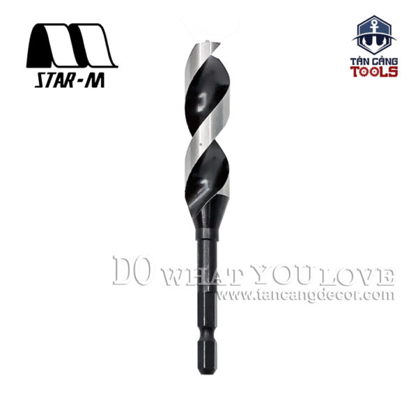 Alternative view of Mũi Khoan Gỗ Star-M 16mm Bước Thưa Ngắn Chuôi Dài Lục Giác - 1 Mũi