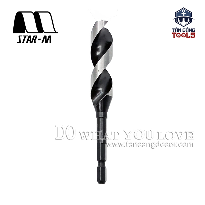 Mũi Khoan Gỗ Star-M 16mm Bước Thưa Ngắn Chuôi Dài Lục Giác - 1 Mũi - Ảnh 2