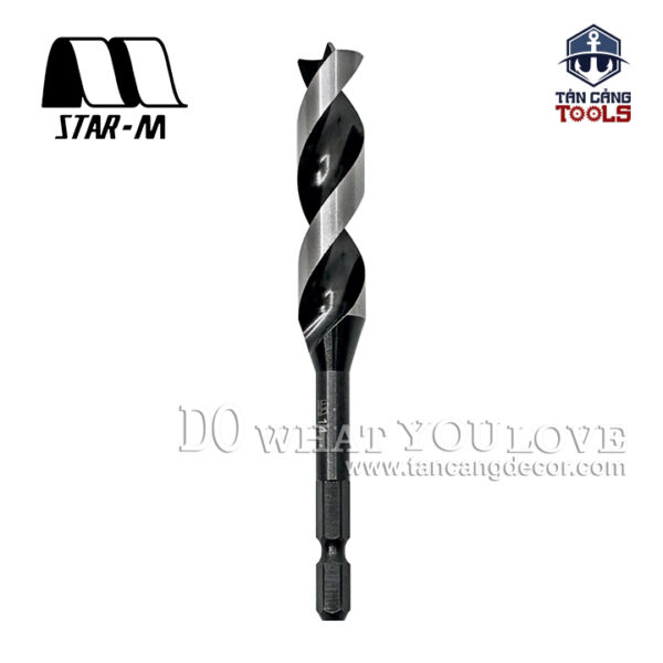Alternative view of Mũi Khoan Gỗ Star-M 14mm Bước Thưa Ngắn Chuôi Dài Lục Giác - 1 Mũi