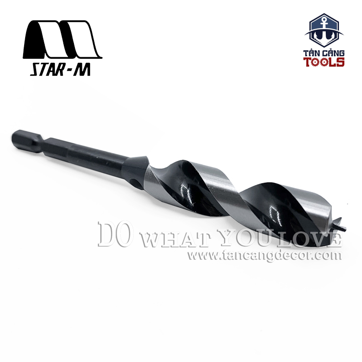 Mũi Khoan Gỗ Star-M 14mm Bước Thưa Ngắn Chuôi Dài Lục Giác - 1 Mũi - Ảnh 4