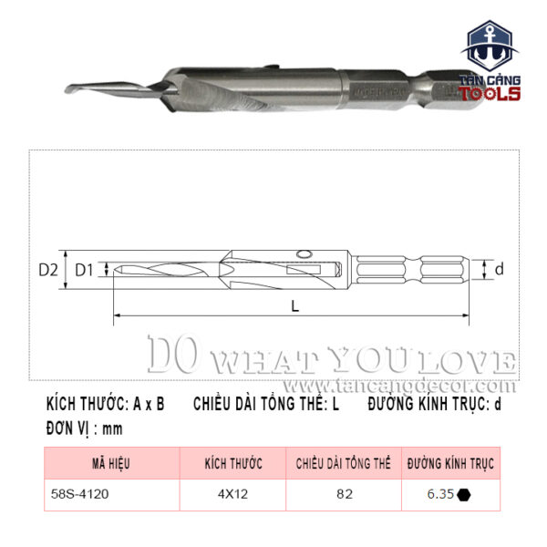 Alternative view of Bộ Mũi Khoan Âm Vít Và Mũi Khoét Chốt Gỗ Star-M 4 x 12 x 12mm
