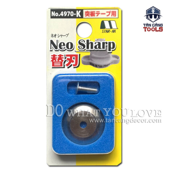Alternative view of Lưỡi Dao Thay Thế Gọt Cạnh Chỉ Cạnh Cong Star-M 4970-K NeoSharp