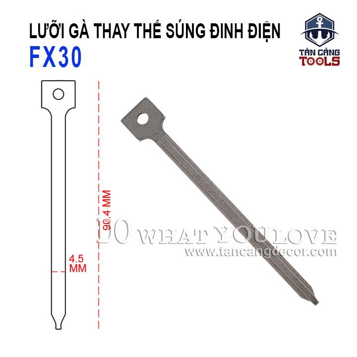Lưỡi Gà Thay Thế Cho Súng Đinh Điện 4.5 mm FX30 - 1 Cái