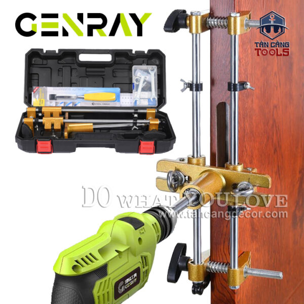 Bộ Dụng Cụ Phay Khóa Cửa Cenray