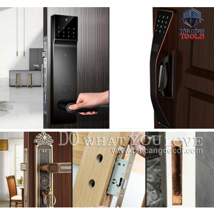 Bộ Dụng Cụ Phay Khóa Cửa Cenray - Ảnh 12