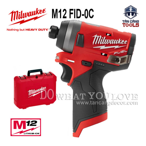 Máy Vặn Vít Dùng Pin Milwaukee M12 FID-0C ( Thân Máy )
