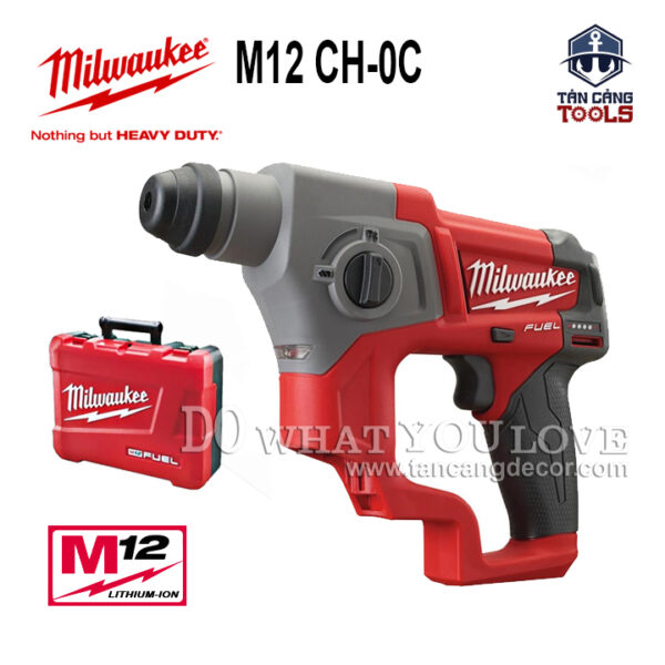 Máy Khoan Bê Tông Dùng Pin Milwaukee M12 CH-0C ( Thân Máy )