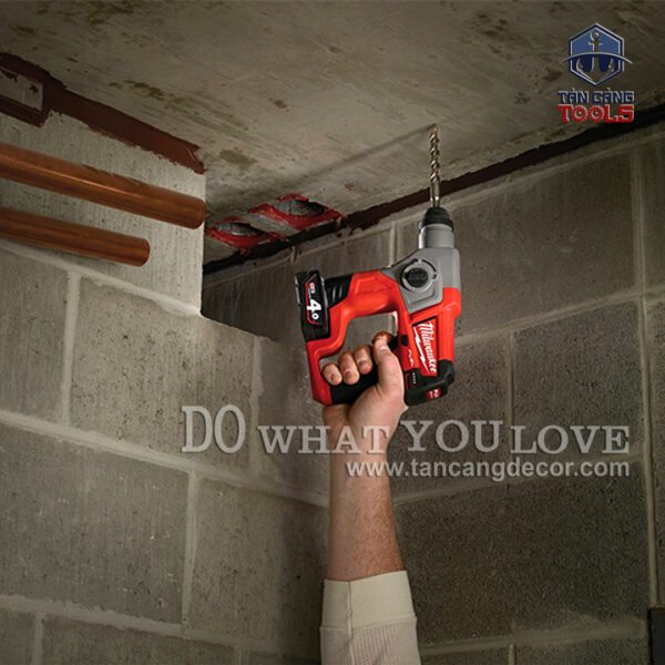 Alternative view of Máy Khoan Bê Tông Dùng Pin Milwaukee M12 CH-0C ( Thân Máy )