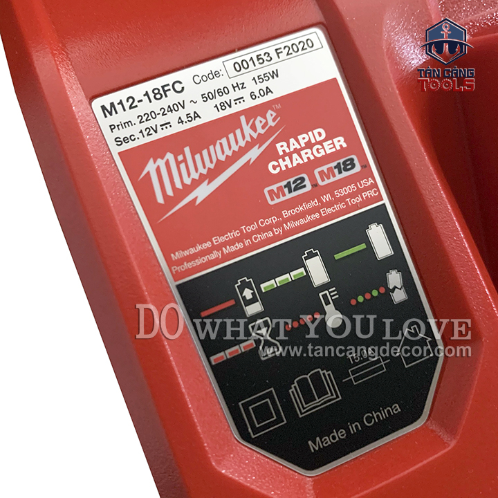 Sạc Pin Nhanh 12V 18V Milwaukee M12-18FC SA - Ảnh 5