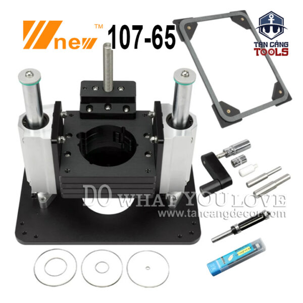 Bộ Cử, Mặt Gá Nâng Hạ Máy Phay Cầm Tay Wnew Đường Kính Máy 107 / 65 mm