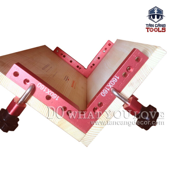 Bộ Kẹp Góc Vuông 160 x 160 mm Nhôm Đúc - Ảnh 5