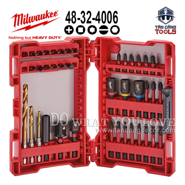 Combo Đa Năng 40 Chi Tiết Milwaukee Shockware 48-32-4006