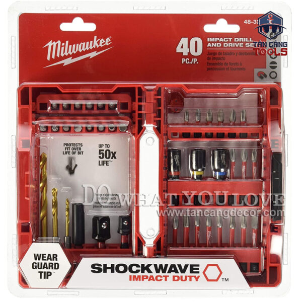 Alternative view of Combo Đa Năng 40 Chi Tiết Milwaukee Shockware 48-32-4006