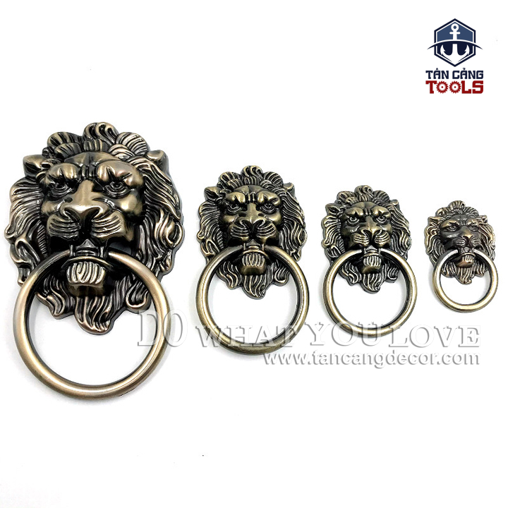Chốt kéo tròn 28 hình đầu sư tử size L - KT:11cm - Ảnh 10